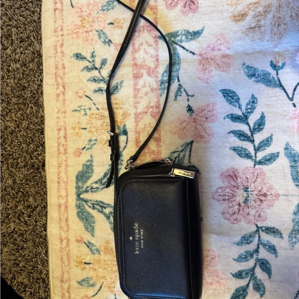 Kate Spade Black Leather Crossbody